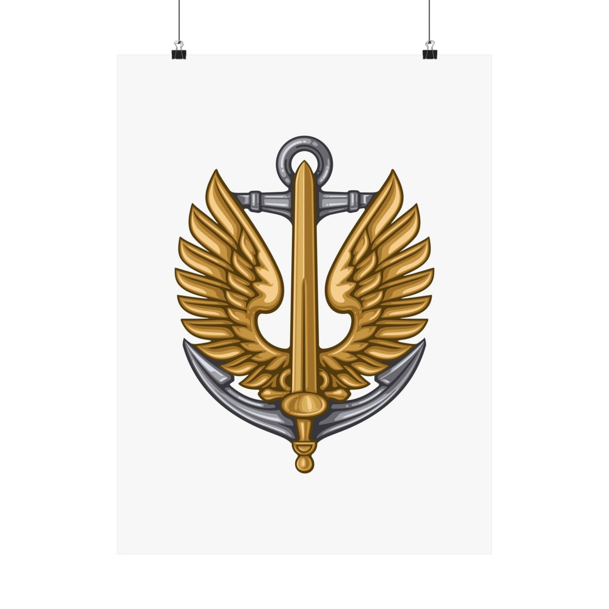 Ukrainian Marine Corps - 18 in x 24 in Matte Poster