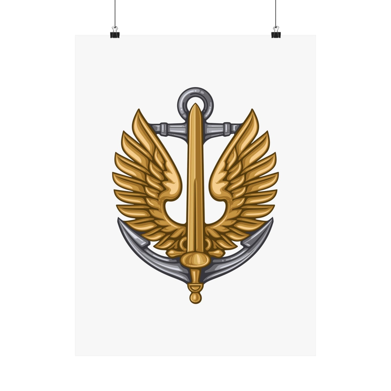Ukrainian Marine Corps - 18 in x 24 in Matte Poster