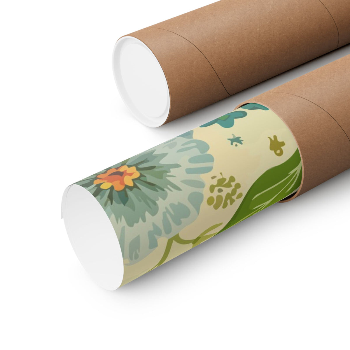 Folk Floral Pattern, Baltic Inspired 02 - 18 in x 24 in Matte Poster