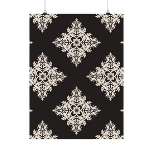 Damask Pattern 017 - 18 in x 24 in Matte Poster