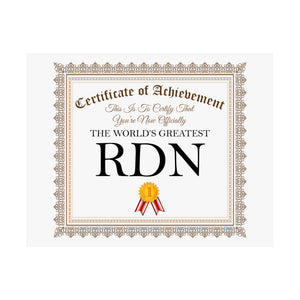 World's Greatest RDN - 14 in x 11 in Matte Poster