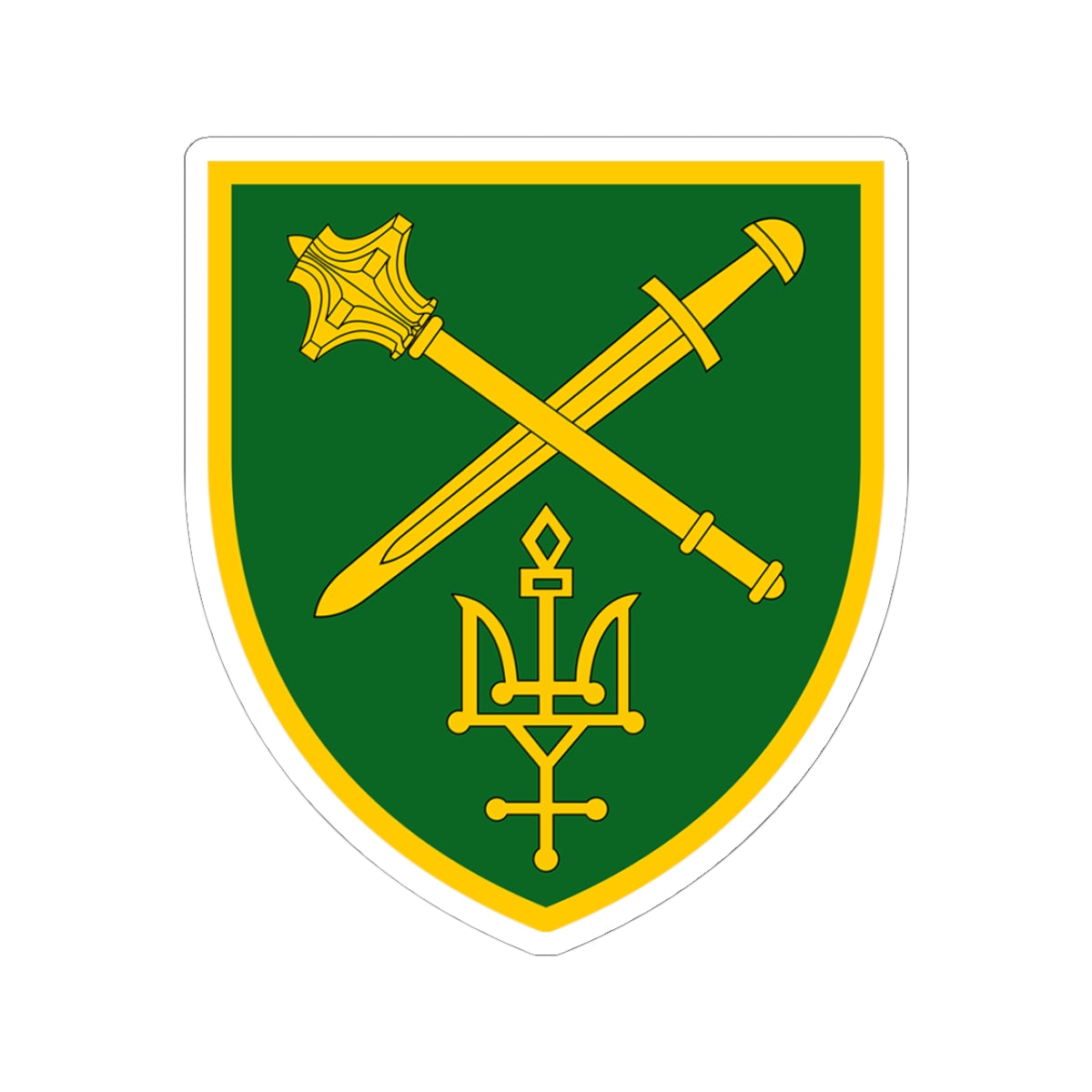 Operational Command North (Ukraine) - 3" x 3" Kiss-Cut Sticker