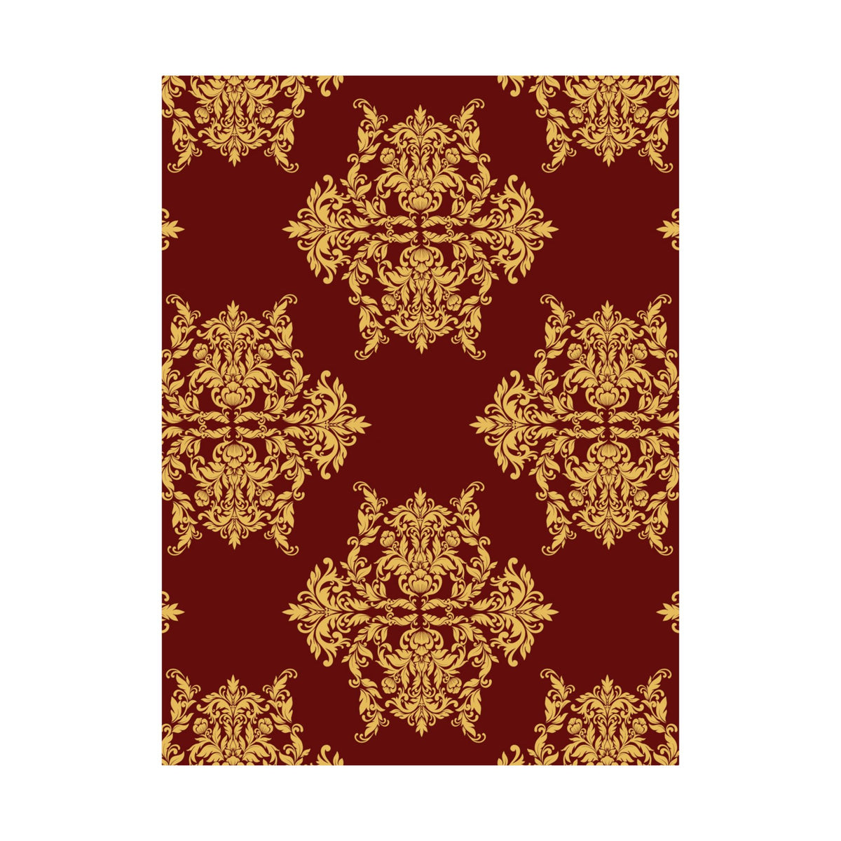 Damask Pattern 020 - 18 in x 24 in Matte Poster