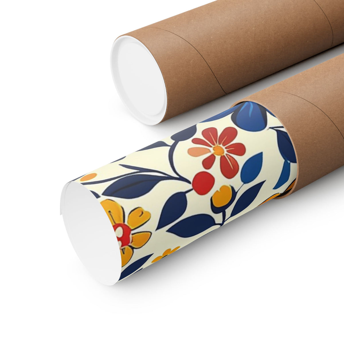 Mexican Floral Fiesta Pattern 042 - 18 in x 24 in Matte Poster
