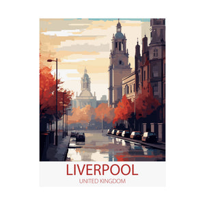 Famous Travel Destinations - Liverpool, United Kingdom - 18 in x 24 in Matte Poster