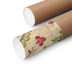 Folk Floral Pattern, Indian Inspired 02 - 18 in x 24 in Matte Poster