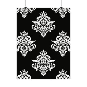 Damask Pattern 025 - 18 in x 24 in Matte Poster