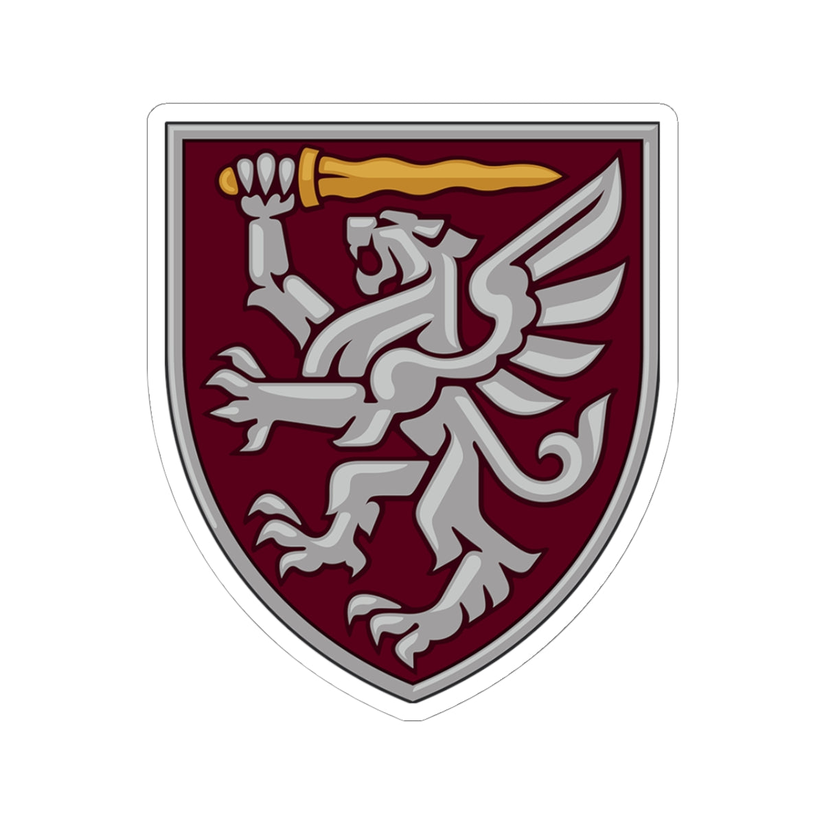 80th Air Assault Brigade (Ukraine) - 3" x 3" Kiss-Cut Sticker