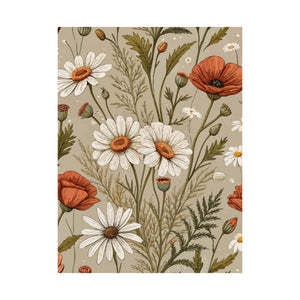 Wildflowers Pattern 136 - 18 in x 24 in Matte Poster