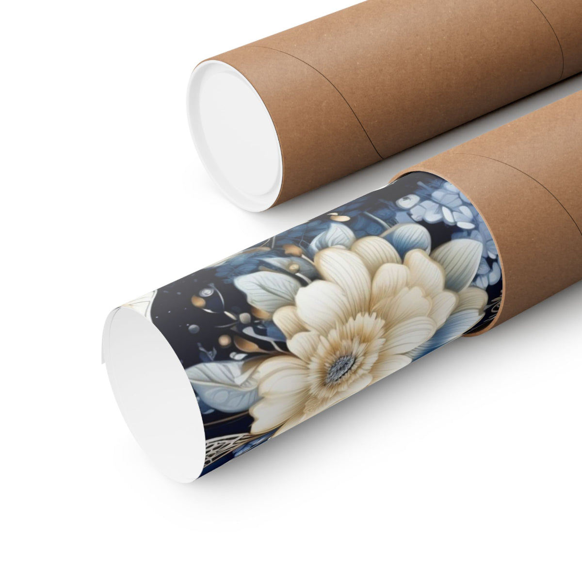 Nocturnal Bloom Pattern 001 - 18 in x 24 in Matte Poster