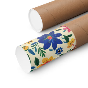 Mexican Floral Fiesta Pattern 006 - 18 in x 24 in Matte Poster