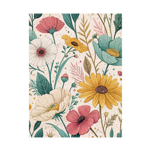Wildflowers Pattern 108 - 18 in x 24 in Matte Poster
