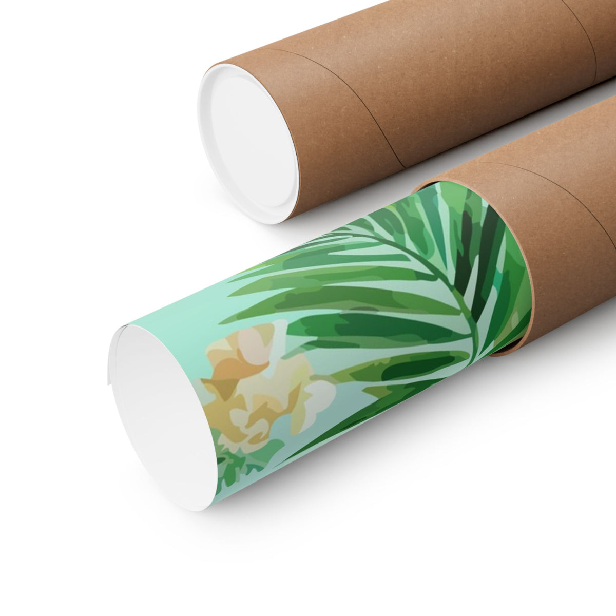 Folk Floral Pattern, Caribbean Inspired 02 - 18 in x 24 in Matte Poster