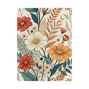 Wildflowers Pattern 069 - 18 in x 24 in Matte Poster