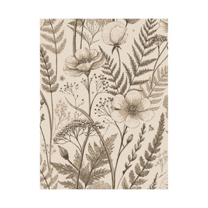 Wildflowers Pattern 051 - 18 in x 24 in Matte Poster