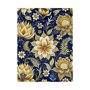 Folk Floral Pattern, Indonesian Inspired 02 - 18 in x 24 in Matte Poster