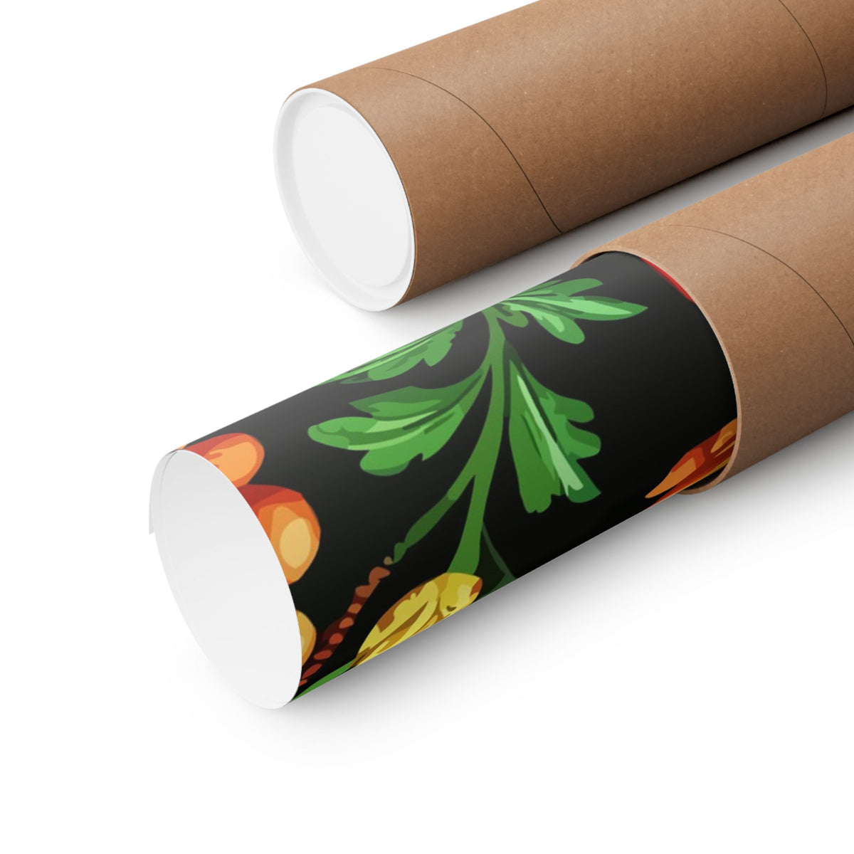 Folk Floral Pattern, Hungarian Inspired 01 - 18 in x 24 in Matte Poster