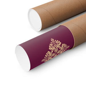 Damask Pattern 005 - 18 in x 24 in Matte Poster