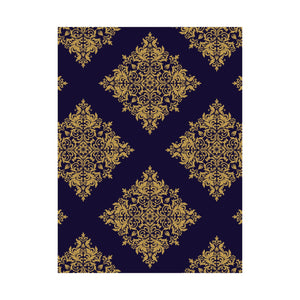 Damask Pattern 016 - 18 in x 24 in Matte Poster