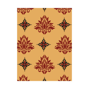 Damask Pattern 009 - 18 in x 24 in Matte Poster