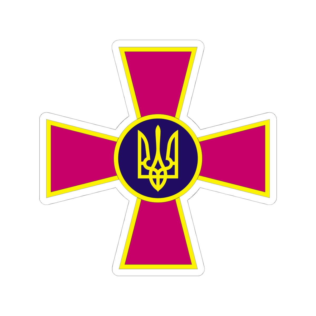 Ukrainian Armed Forces - 3" x 3" Kiss-Cut Sticker