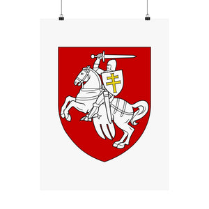Pahonia (Belarus) - 18 in x 24 in Matte Poster