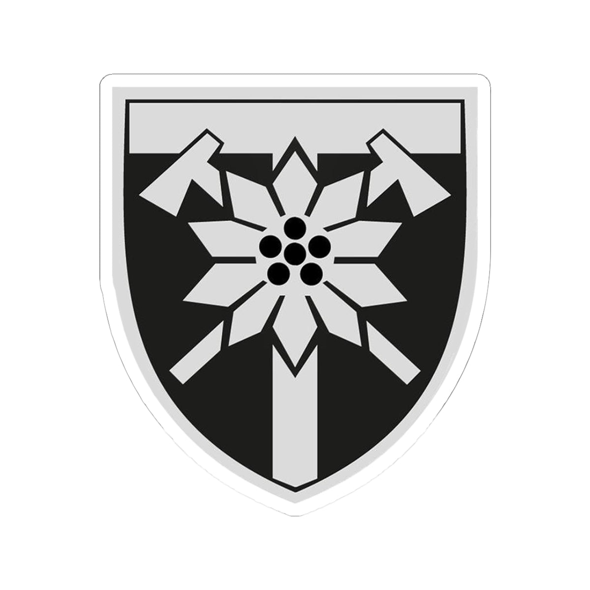 128th Mountain Assault Brigade (Ukraine) - 3" x 3" Kiss-Cut Sticker