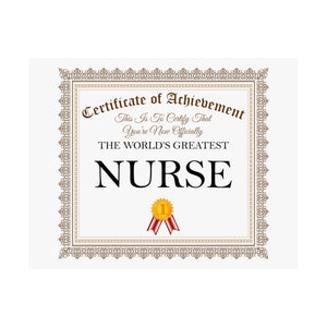 World's Greatest Nurse - 14 in x 11 in Matte Poster
