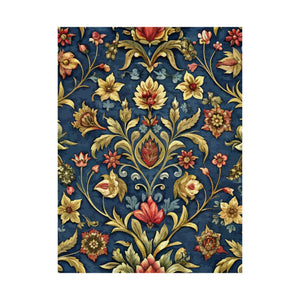 Folk Floral Pattern, Iranian Inspired 02 - 18 in x 24 in Matte Poster
