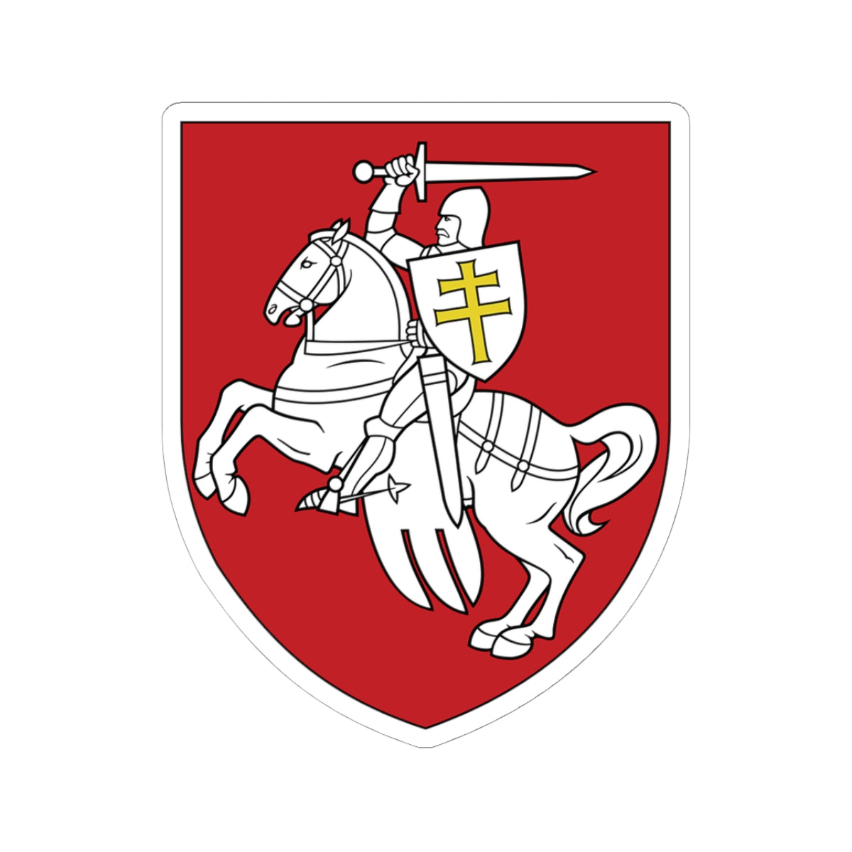 Pahonia (Belarus) - 3" x 3" Kiss-Cut Sticker