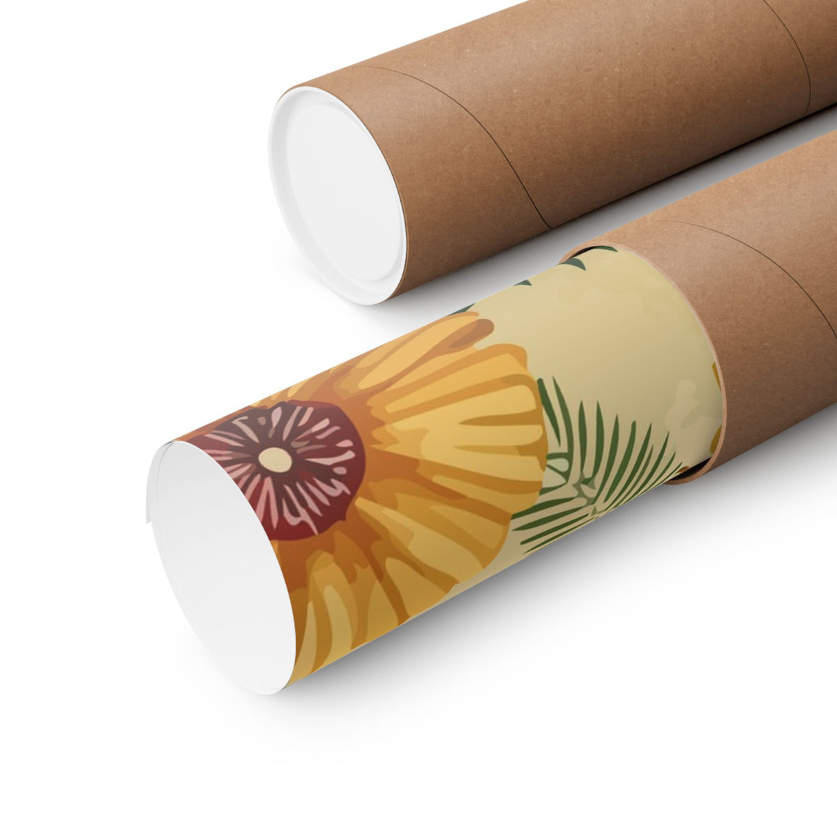 Folk Floral Pattern, Kenyan Inspired 01 - 18 in x 24 in Matte Poster
