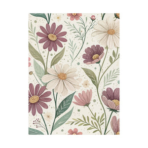 Wildflowers Pattern 112 - 18 in x 24 in Matte Poster