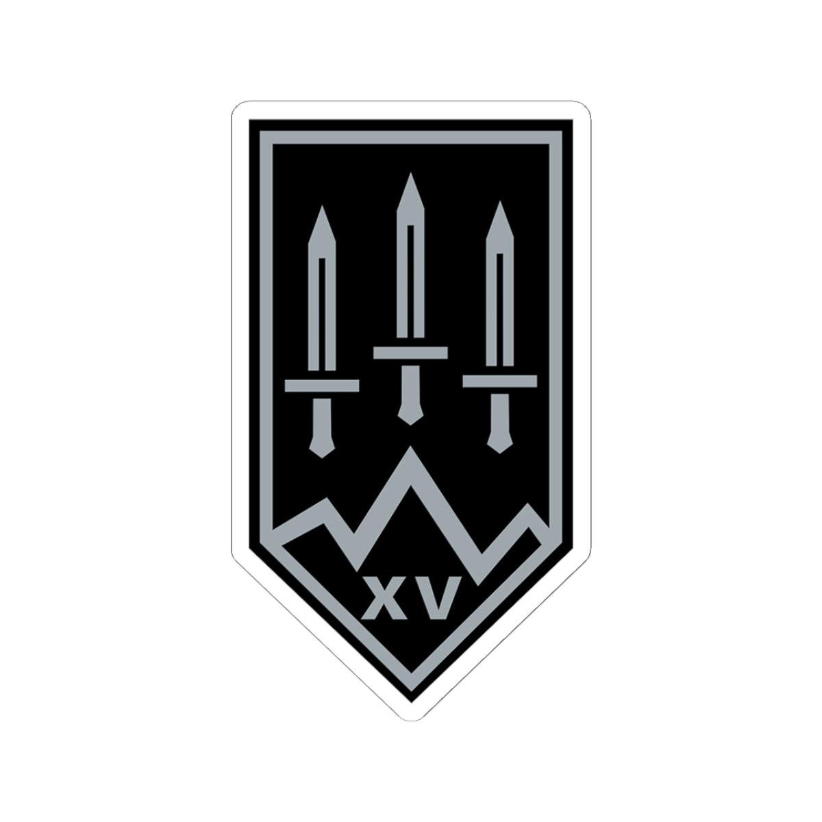 15th Operational Assignment Brigade Kara-Dag (Ukraine) - 3" x 3" Kiss-Cut Sticker