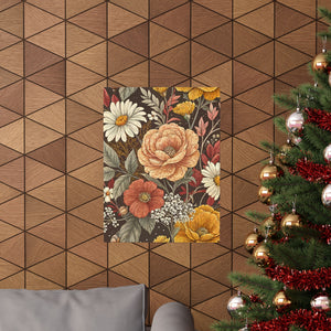 Wildflowers Pattern 025 - 18 in x 24 in Matte Poster