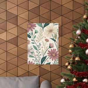 Wildflowers Pattern 109 - 18 in x 24 in Matte Poster