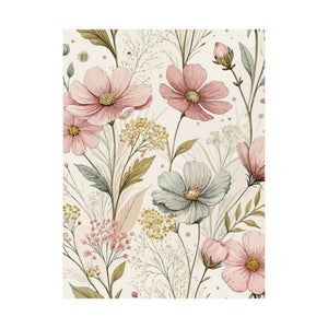 Wildflowers Pattern 152 - 18 in x 24 in Matte Poster