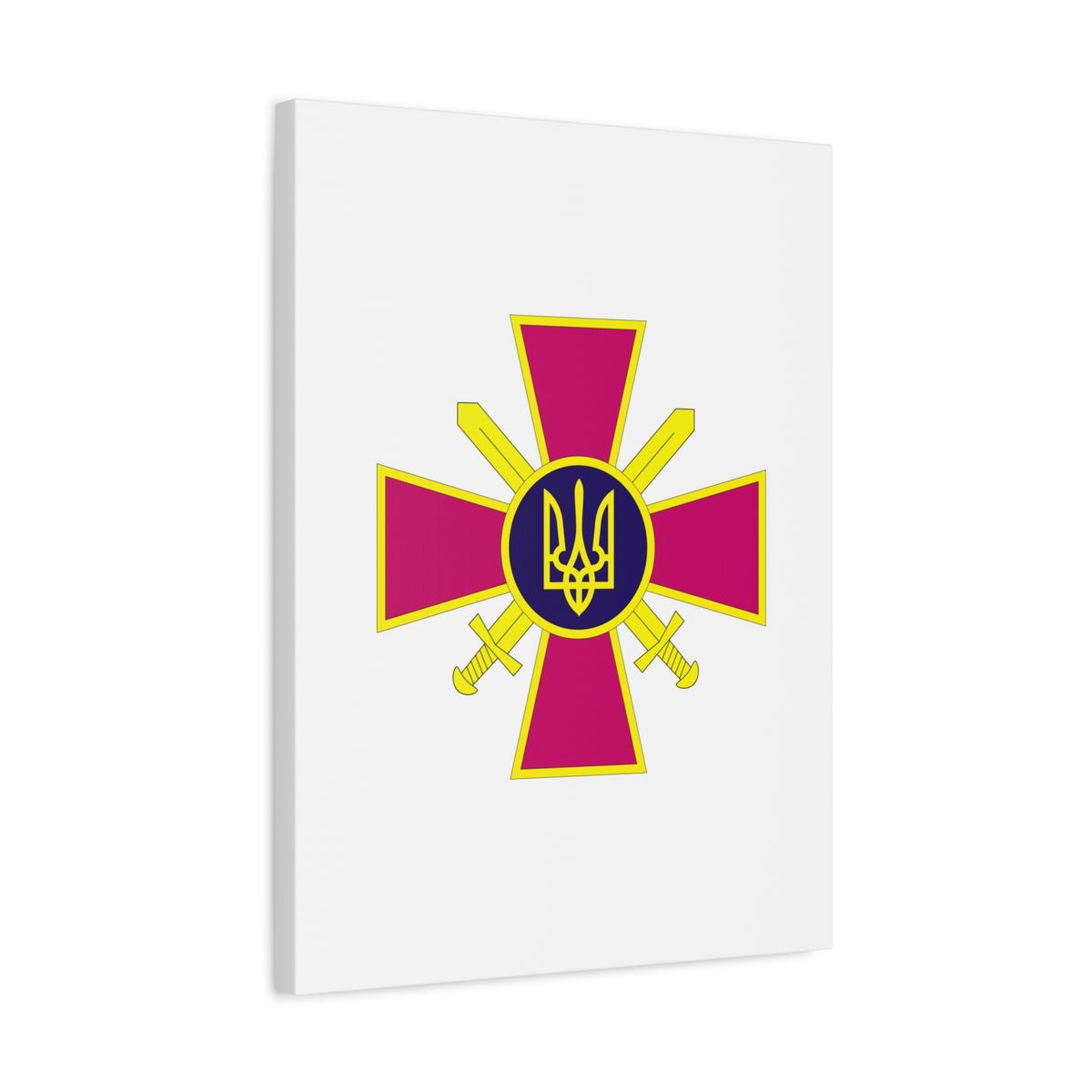 Ukrainian Ground Forces - 18 in x 24 in Matte Canvas, Stretched, 1.25 in
