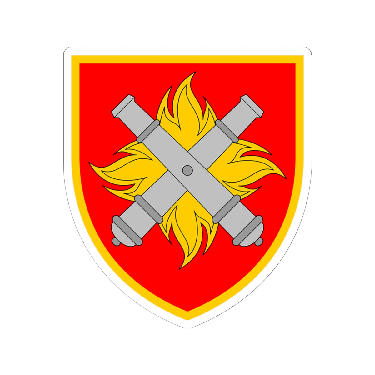 27th Rocket Artillery Brigade (Ukraine) - 3" x 3" Kiss-Cut Sticker
