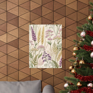 Wildflowers Pattern 146 - 18 in x 24 in Matte Poster