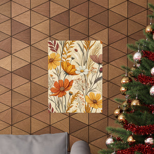 Wildflowers Pattern 019 - 18 in x 24 in Matte Poster