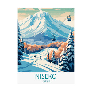 Famous Travel Destinations - Niseko, Japan - 18 in x 24 in Matte Poster