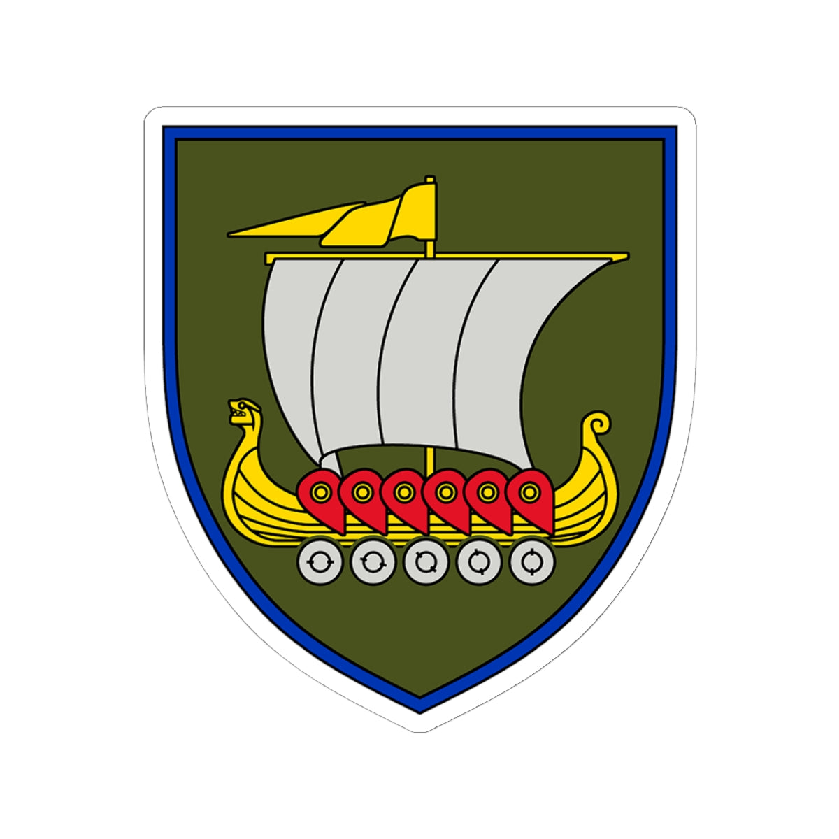 153rd Mechanized Brigade (Ukraine) - 3" x 3" Kiss-Cut Sticker