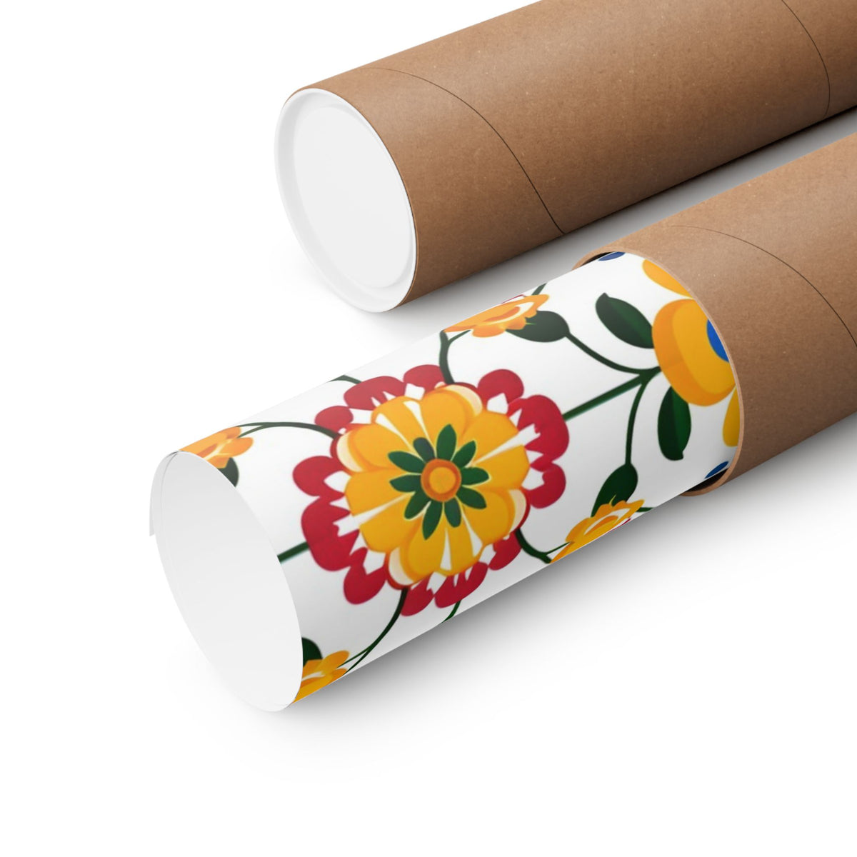 Mexican Floral Fiesta Pattern 018 - 18 in x 24 in Matte Poster