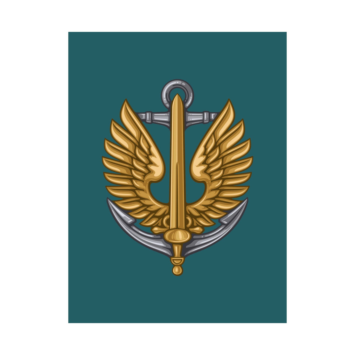 Ukrainian Marine Corps v2 - 18 in x 24 in Matte Poster