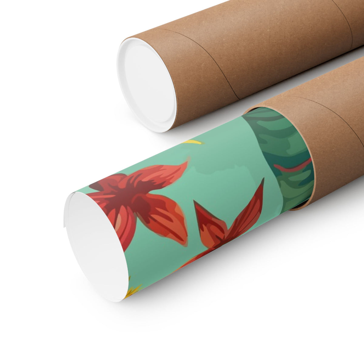 Folk Floral Pattern, Brazilian Inspired 02 - 18 in x 24 in Matte Poster