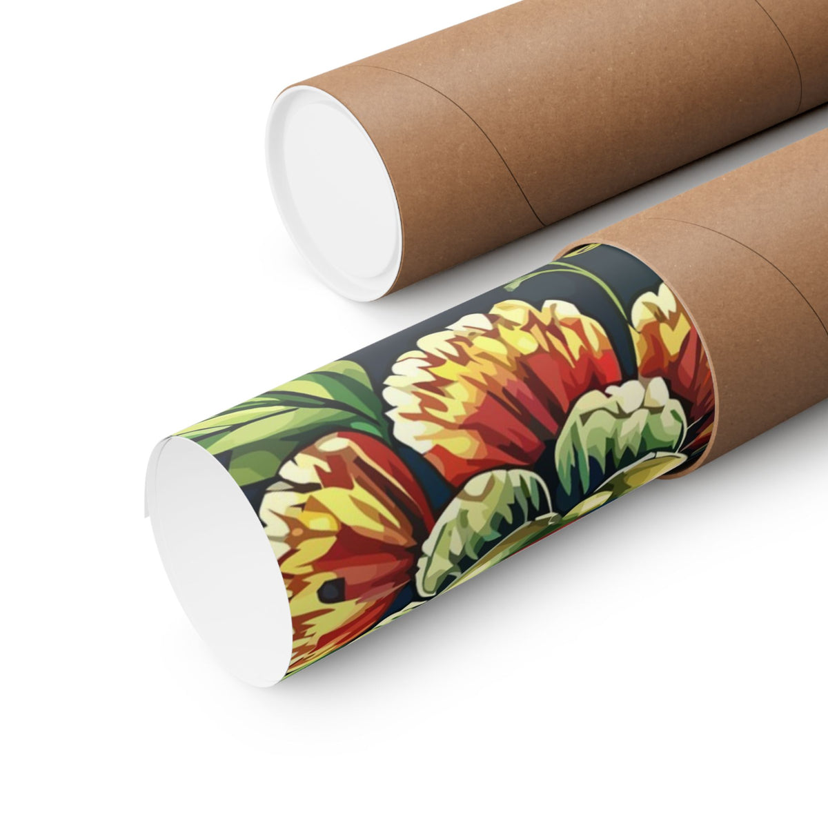 Folk Floral Pattern, Romanian Inspired 02 - 18 in x 24 in Matte Poster