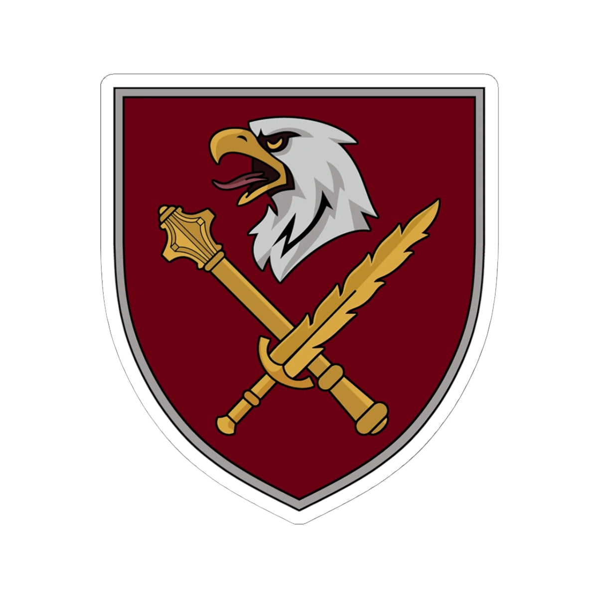 8th Air Assault Corps (Ukraine) - 3" x 3" Kiss-Cut Sticker