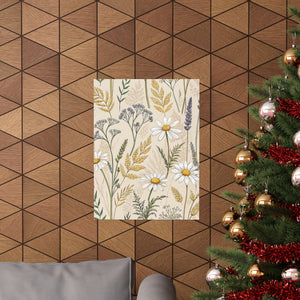 Wildflowers Pattern 064 - 18 in x 24 in Matte Poster