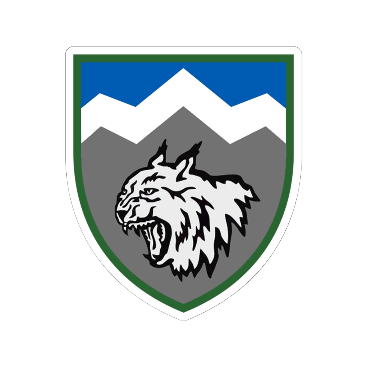 108th Mountain Assault Battalion (Ukraine) - 3" x 3" Kiss-Cut Sticker