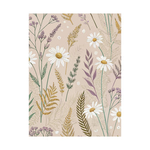 Wildflowers Pattern 063 - 18 in x 24 in Matte Poster